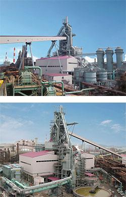 住友金属工業和歌山製鉄所向け新第１高炉が操業開始