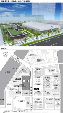 江東区豊洲の再開発予定地 複合用途での暫定利用開始 まちの機能補完およびにぎわい創出へ 江東区豊洲の再開発予定地 複合用途での暫定利用開始 まちの機能補完およびにぎわい創出へ