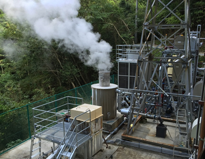 100kW級バイナリー発電装置「HEAT INNOVATOR」を引渡し