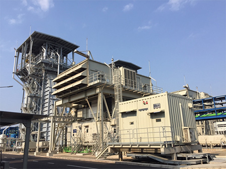 モザンビーク電力公社向け、ガス焚き複合火力発電所建設工事完工について