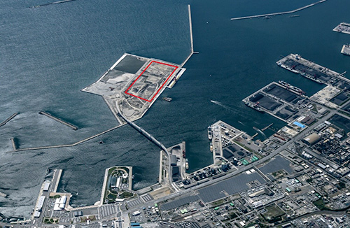 小名浜港東港地区石炭ターミナル整備・運営予定地