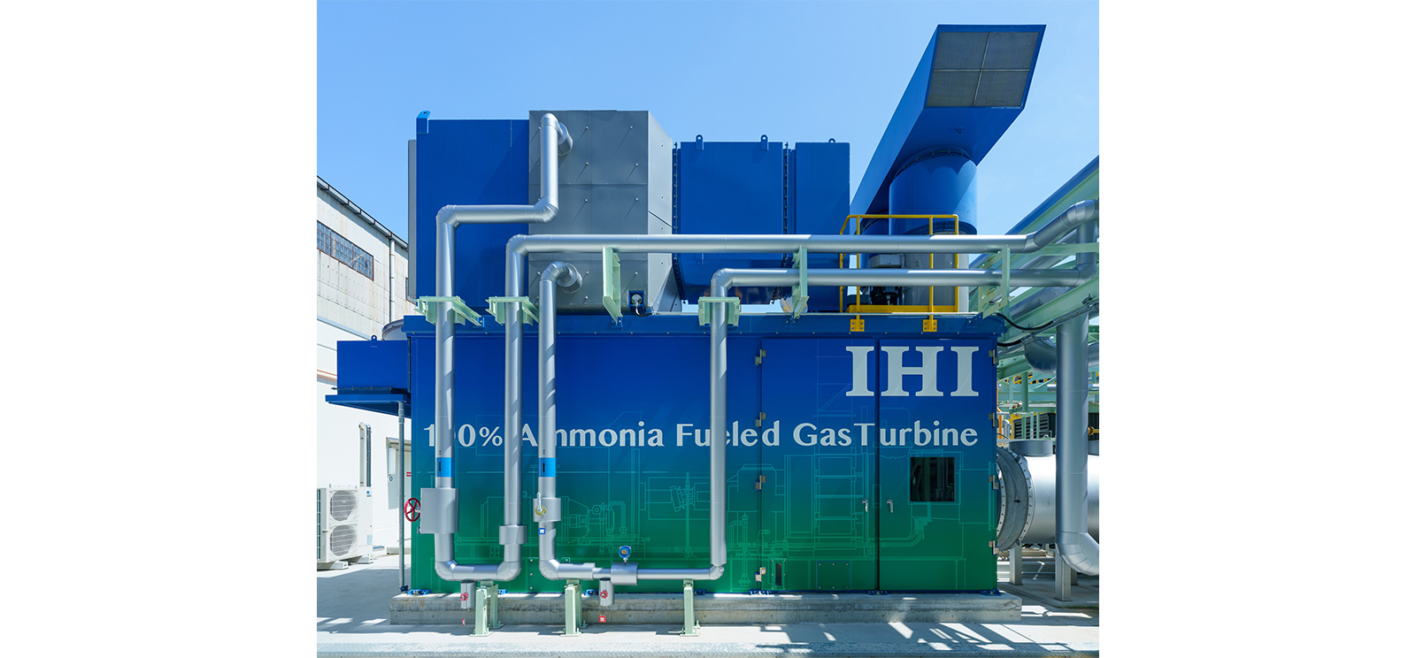 相生事業所で長期耐久試験中のIHI製2,000kW級ガスタービン「IM270」　提供：IHI