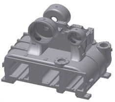 centrifugal compressor frame