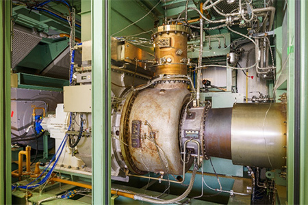 2,000-kilowatt-class gas turbine co-firing liquid ammonia and natural gas at IHI Yokohama Works