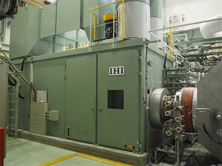 2,000-kilowatt-class gas turbine co-firing liquid ammonia and natural gas at IHI Yokohama Works