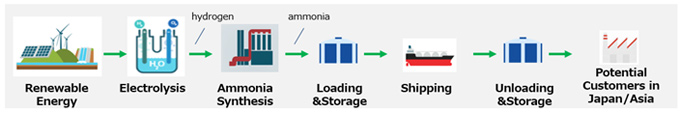 Green Ammonia Supply Chain