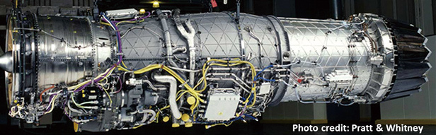 F135 engine incorporating shipped components