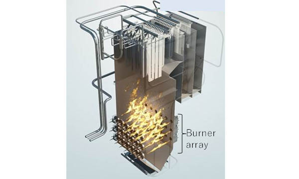 Figure 1: Boiler for coal fired power plants