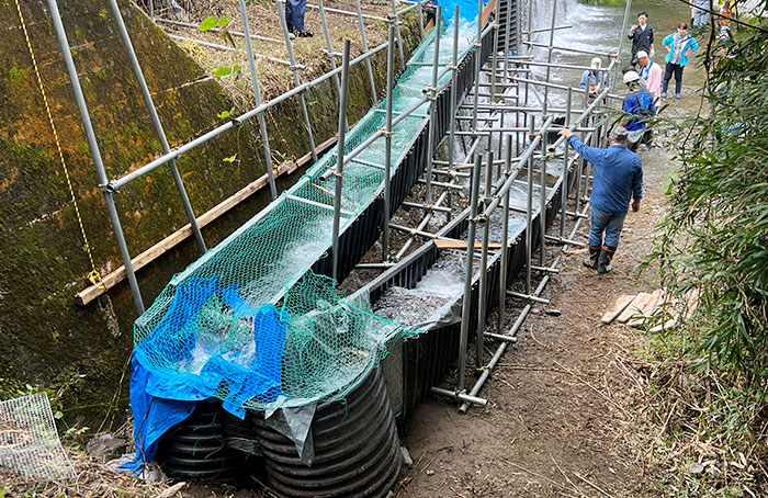 The fishway is completed!