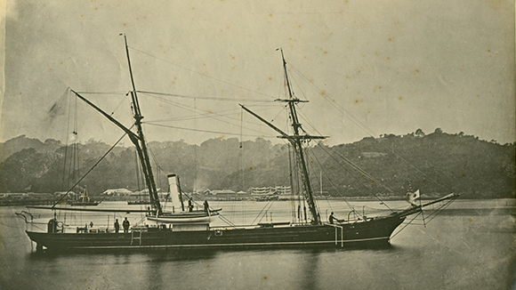 Japan's first steam warship 「Chiyoda」