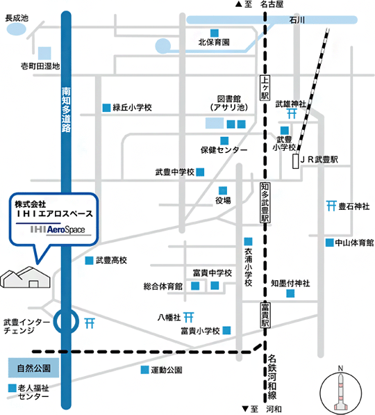 武豊事業所地図