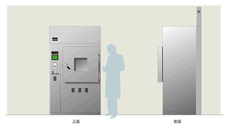 真空型オゾン滅菌装置「HZ-SV」 完成予想図