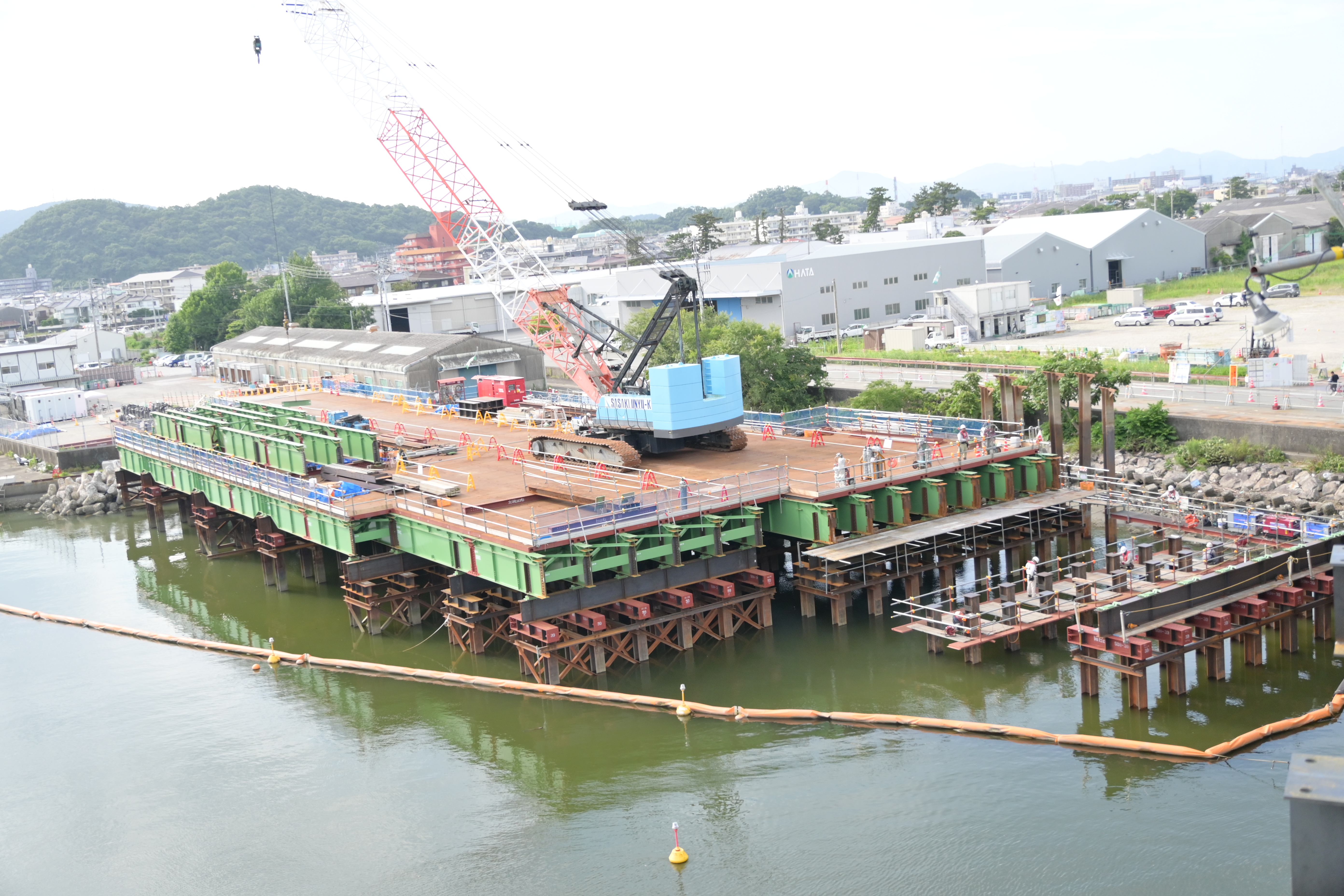平成３０－３１年度　高知南IC　Aランプ第１橋上部工事
