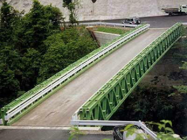 桂川仮橋