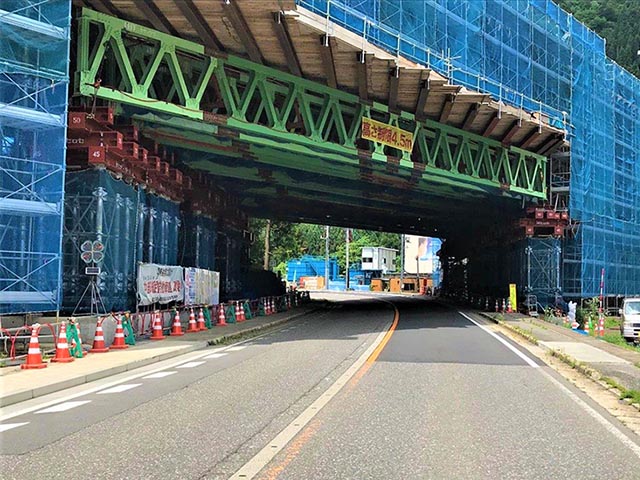 九頭竜高架橋　支保工