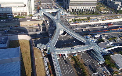 Odaiba Pedestrian Bridge (Aomi･Daiba Cross Walk)