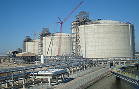 キャメロンLNGタンク（アメリカ）