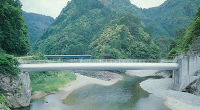 大千瀬川水管橋