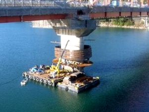 LPF工法 5-1 ライナープレート一時吊上げ