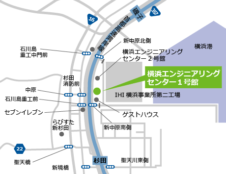 自動車アクセスマップ