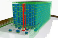 Built-in frozen automated warehouses for hazardous materials