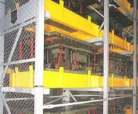 Improve safety with high-rise storage for molds!