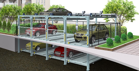 Outdoor Use:IHI MULTI-STOREY PARKING SYSTEM