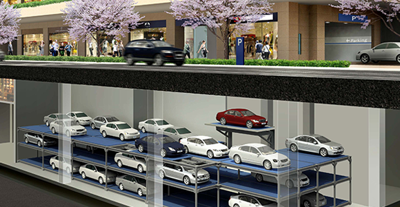 Underground Use:IHI SUPER SQUARE PARKING SYSTEM