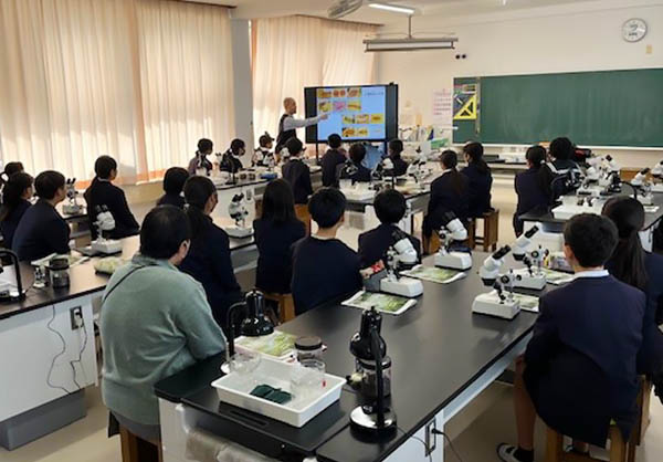出前授業の様子(日吉学園)