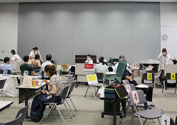 献血会場（豊洲本社）