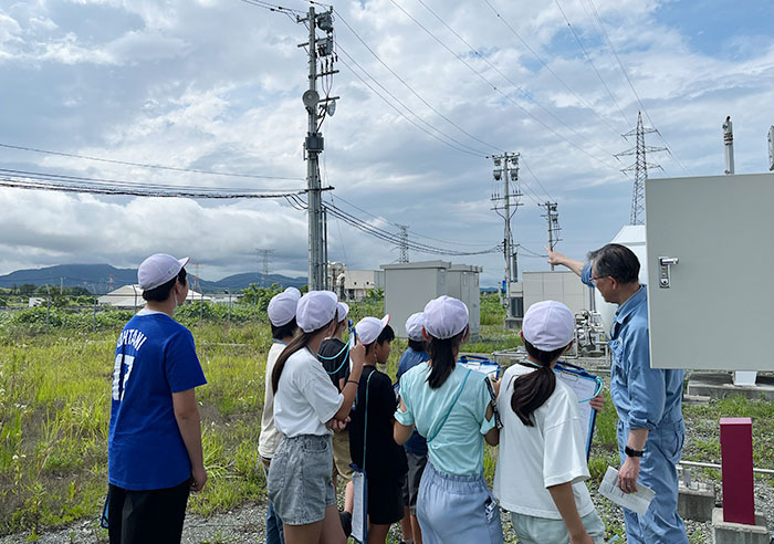 非常用燃料電池の見学