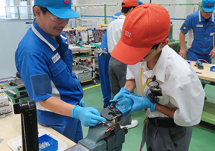 リベット止め体験