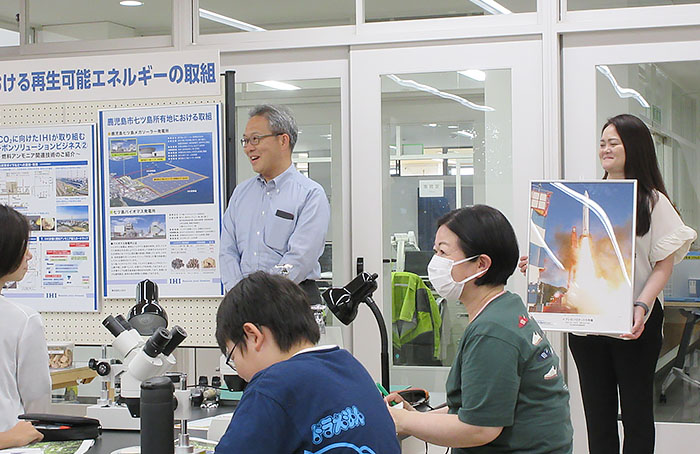 IHIグループの取り組みを紹介する様子