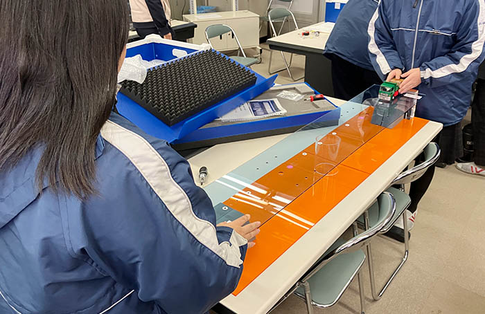 斜張橋の模型製作