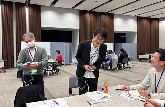 生理痛体験の様子