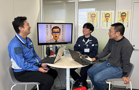 ラジオトーク配信の様子