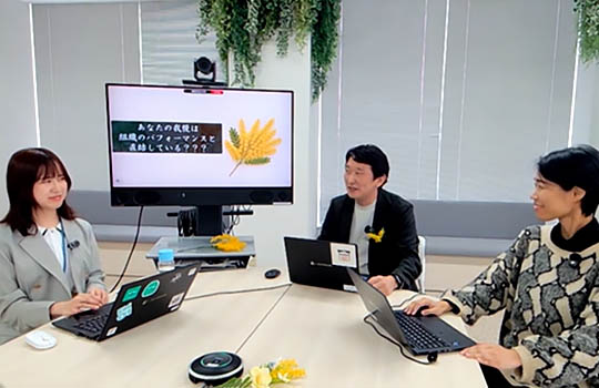 ラジオトーク配信の様子