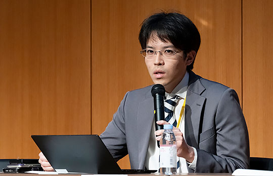 登壇したIHI従業員