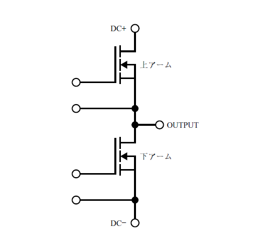 第2 図　ハーフブリッジ回路図 Fig. 2　Half-bridge configuration