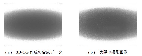 第6 図　黒色塗装金属板の撮影画像 Fig. 6　Captured images of a black-painted metal plate