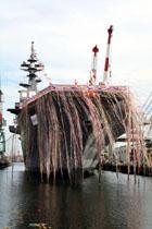 護衛艦の命名式並びに進水式 ~国内最大の護衛艦の進水式~ 護衛艦の命名式並びに進水式 ~国内最大の護衛艦の進水式~