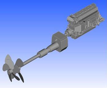 内航ケミカル船向け主機駆動式二重反転プロペラの受注