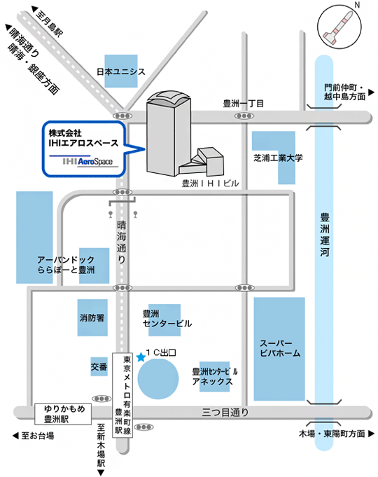 豊洲地図