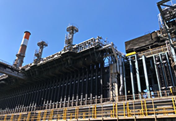 Coke oven battery 2E, Nippon Steel & Sumitomo Metal, Kashima, Japan