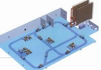 Transport system for roll-type objects Sample layout